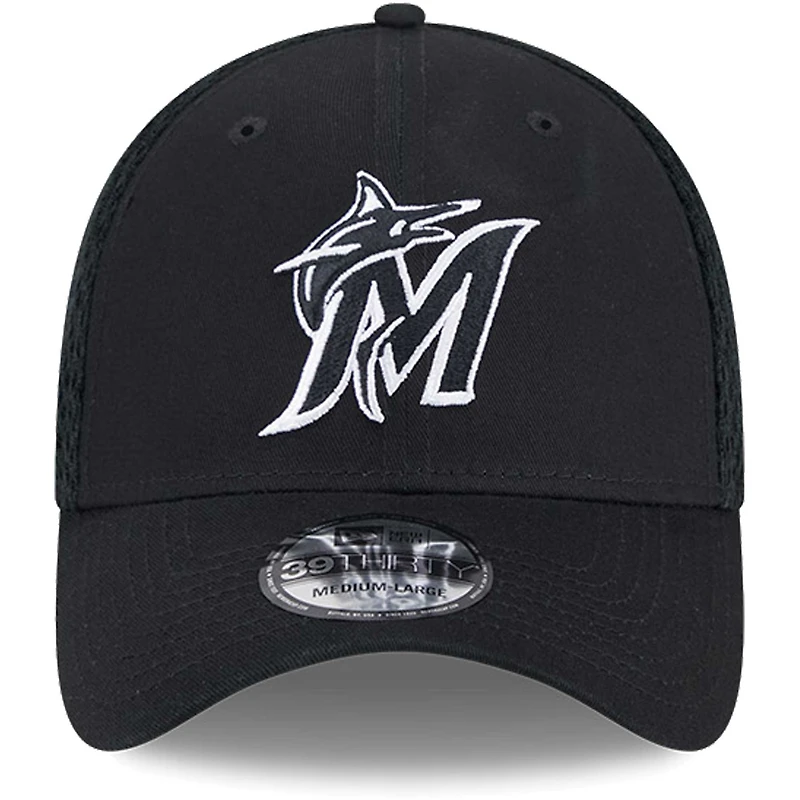Men's New Era Miami Marlins Neo 39THIRTY Flex Hat