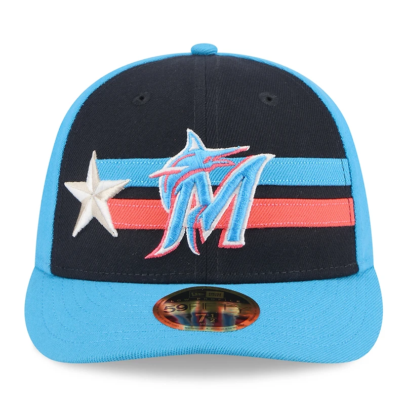 Men's New Era  Navy Miami Marlins 2024 MLB All-Star Game Low Profile 59FIFTY Fitted Hat