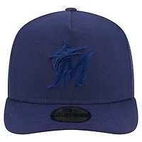 Casquette ajustée New Era 59FIFTY bleu marine Miami Marlins Color Pack pour homme