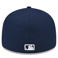 Casquette ajustée 59FIFTY Miami Marlins Oceanside Low Profile pour homme New Era bleu marine