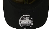 Casquette ajustable New Era Olive Miami Marlins 2026 Journée des forces armées 9SEVENTY pour homme