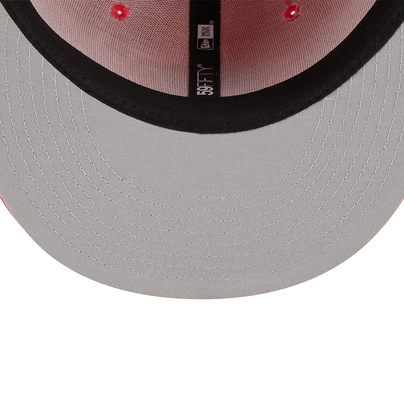 Men's New Era Red Miami Marlins 2023 Spring Color Basic 59FIFTY Fitted Hat