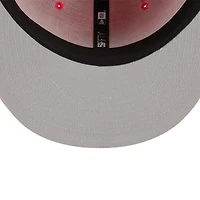 Men's New Era Red Miami Marlins 2023 Spring Color Basic 59FIFTY Fitted Hat