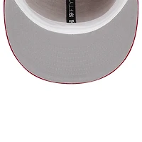 Men's New Era Red Miami Marlins Logo 59FIFTY Fitted Hat