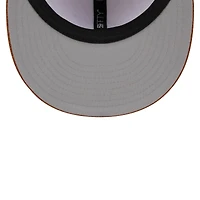 Casquette ajustée Miami Marlins 2024 Clubhouse 59FIFTY New Era pierre/marron pour hommes