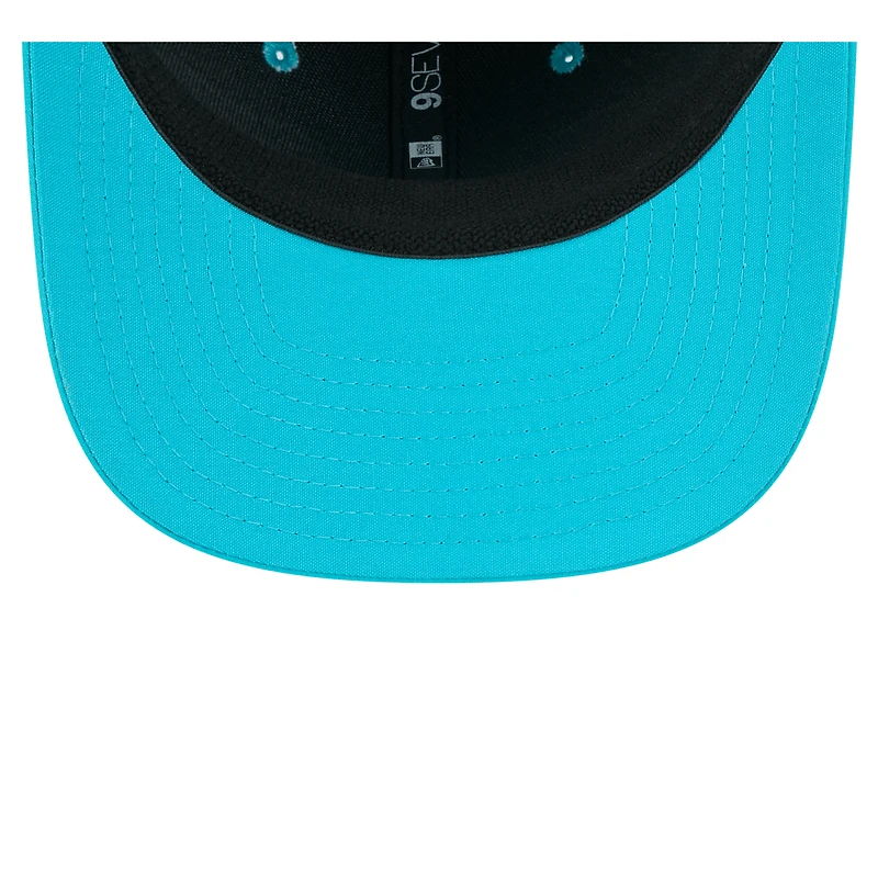 Casquette ajustable 9SEVENTY City Connect 2025 des Marlins de Miami New Era pour homme, bleu sarcelle