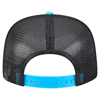 Men's New Era White/Blue Miami Marlins Retro Script Trucker 9FIFTY Snapback Hat