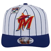 Casquette ajustable New Era 9SEVENTY Big League Chew Original pour homme, blanc/bleu roi, des Miami Marlins 2024