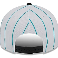 Men's New Era  White Miami Marlins 2025 Batting Practice Low Profile 9FIFTY Snapback Hat