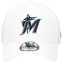 Men's New Era White Miami Marlins REPREVE Neo 39THIRTY Flex Hat
