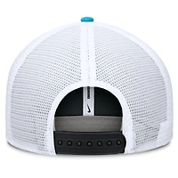 Men's Nike  Black/Light Blue Miami Marlins Pro Performance Trucker Snapback Hat