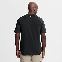 Haut raglan Nike Authentic Collection Miami Marlins noir pour homme, idéal l'entraînement avant-match.