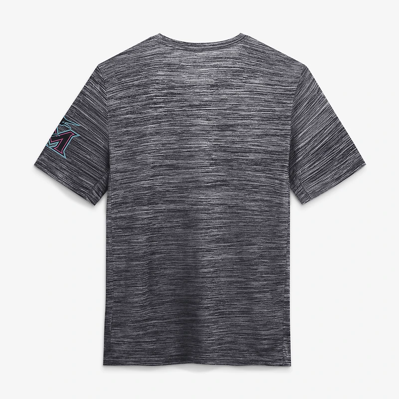 Men's Nike Black Miami Marlins Authentic Collection City Connect Velocity Dri-FIT T-Shirt