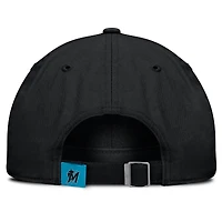 Men's Nike Black Miami Marlins Club Adjustable Hat