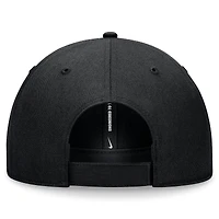 Men's Nike Black Miami Marlins Club Performance Adjustable Hat