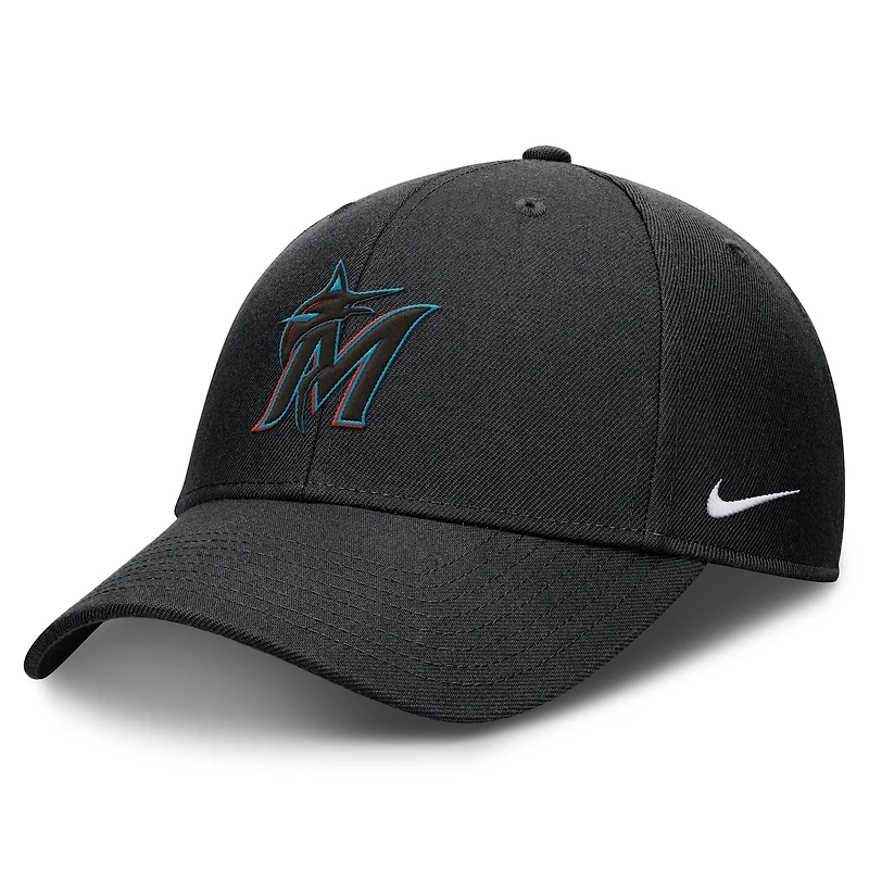 Men's Nike Light Blue Miami Marlins Dri-FIT Club Adjustable Hat