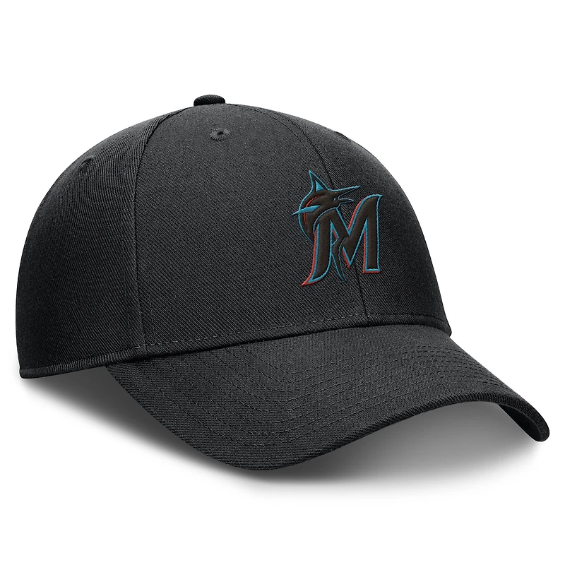 Men's Nike Light Blue Miami Marlins Dri-FIT Club Adjustable Hat
