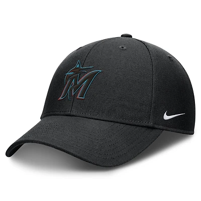 Men's Nike Light Blue Miami Marlins Dri-FIT Club Adjustable Hat
