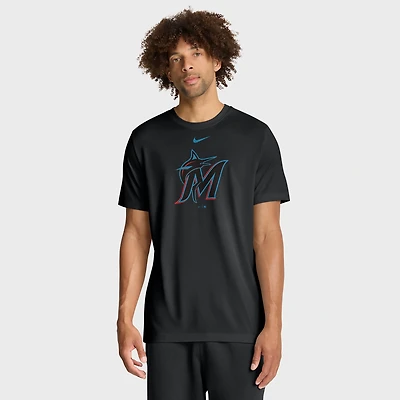 Men's Nike White Miami Marlins New Legend Dri-FIT T-Shirt