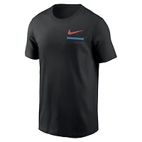 T-shirt à épaules dénudées Miami Marlins Nike noir pour homme