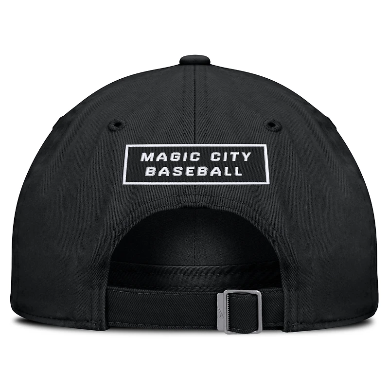 Casquette ajustable Nike Miami Marlins Primetime Club noire pour homme