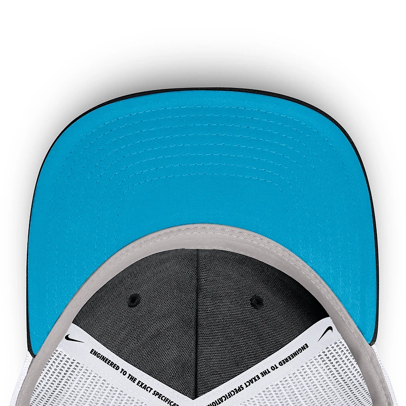 Men's Nike Black Miami Marlins Primetime Club Adjustable Trucker Hat
