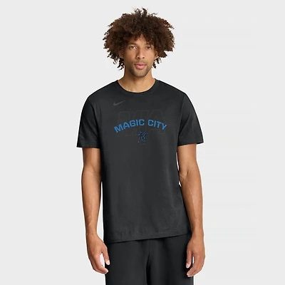 Men's Nike Black Miami Marlins Primetime Fashion T-Shirt