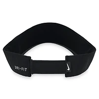 Men's Nike Black Miami Marlins Wordmark Performance Adjustable Visor
