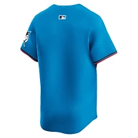 Maillot Nike bleu Miami Marlins pour homme, édition limitée