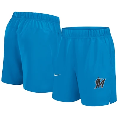 Short tissé Nike Victory Dri-FIT bleu pour homme des Marlins de Miami