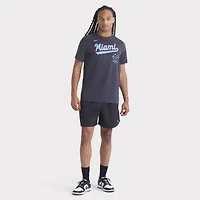 T-shirt Nike City Connect Tri-Blend pour homme, noir chiné, Miami Marlins 2025