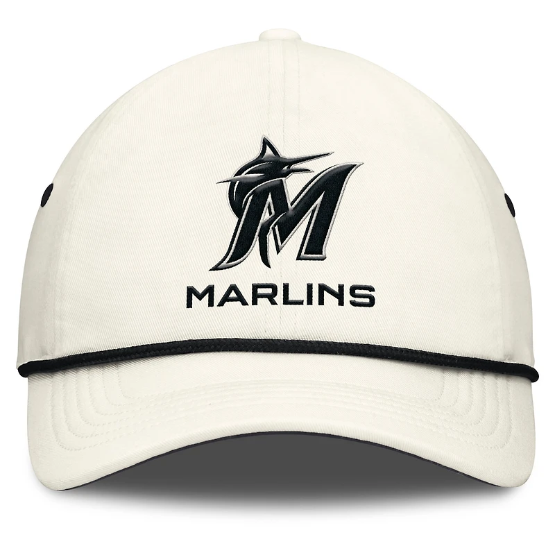 Casquette ajustable Nike Stone Miami Marlins Club pour homme