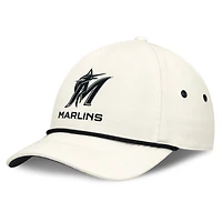 Men's Nike  Stone Miami Marlins Club Adjustable Hat