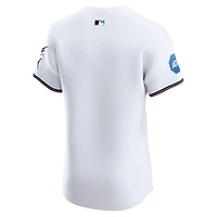 Men's Nike White Miami Marlins Home Elite Jersey