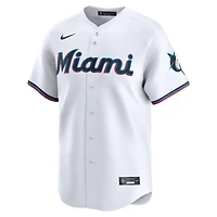 Men's Nike White Miami Marlins Home Limited Jersey