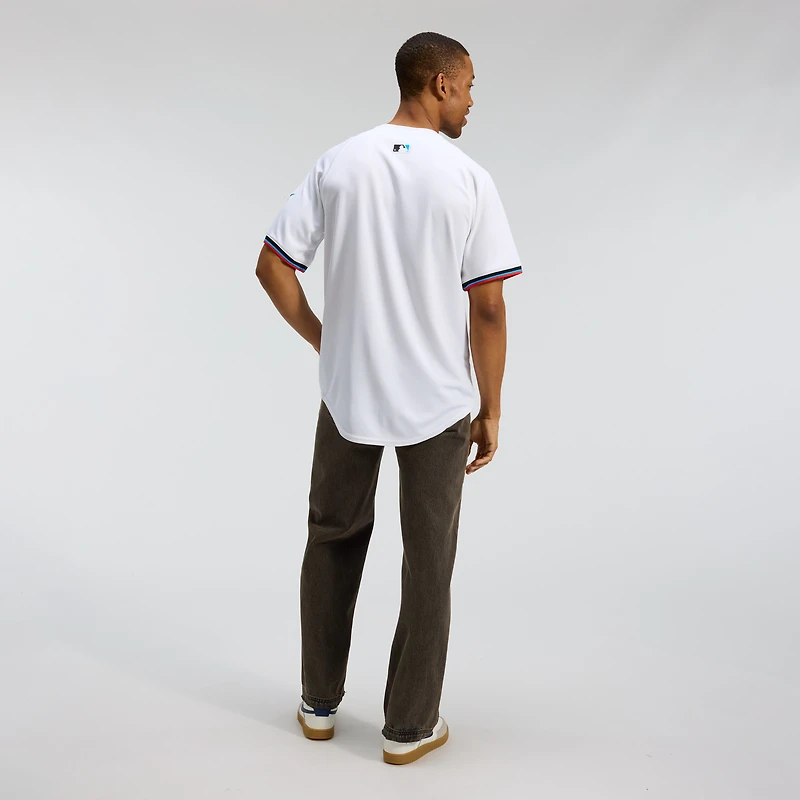 Maillot Nike Miami Marlins Domicile Limité Blanc pour Homme