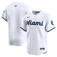 Men's Nike White Miami Marlins Home Limited Jersey