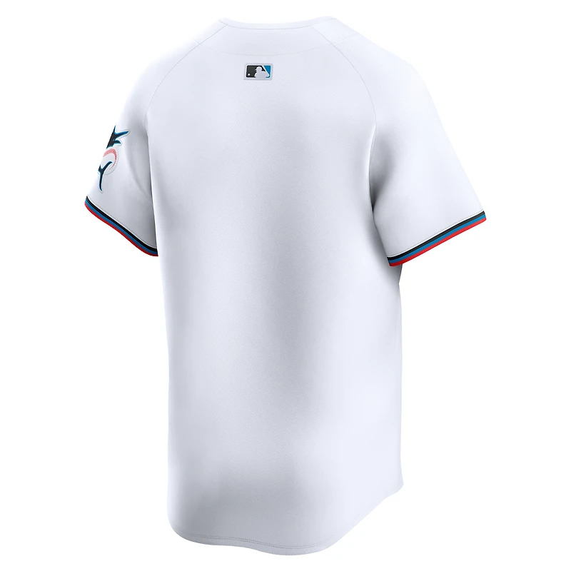 Men's Nike White Miami Marlins Home Limited Jersey