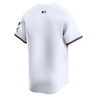 Men's Nike White Miami Marlins Home Limited Jersey
