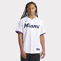 Men's Nike White Miami Marlins Home Limited Jersey