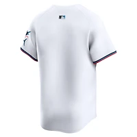 Maillot Nike Miami Marlins Domicile Limité Blanc pour Homme