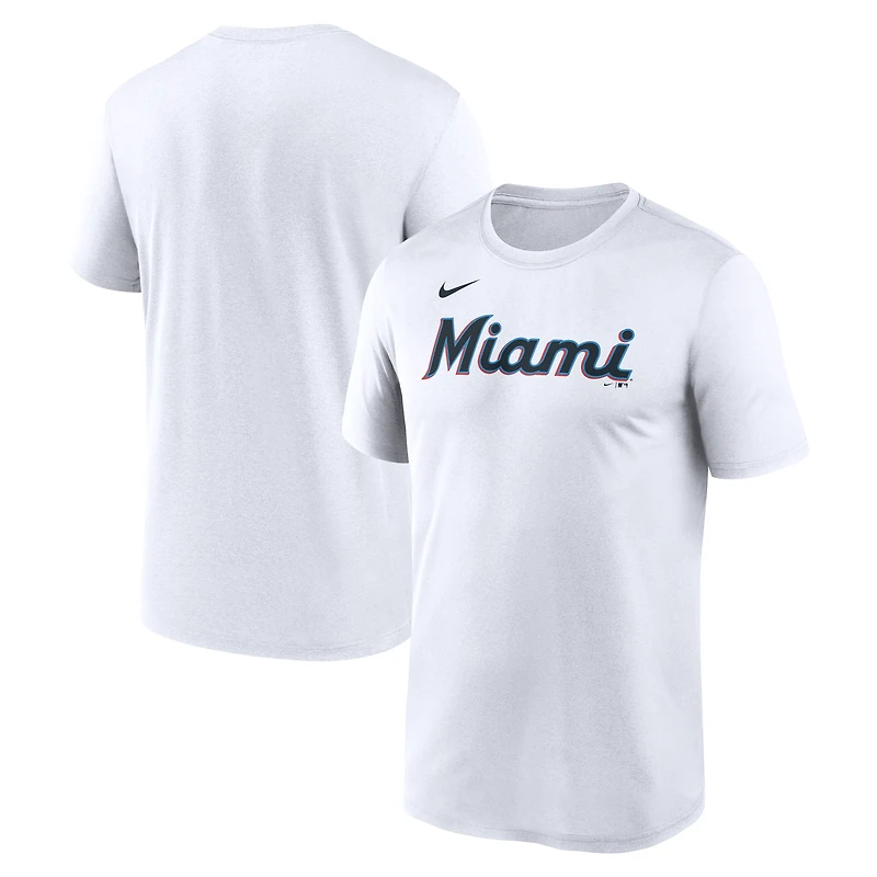 Men's Nike Miami Marlins New Legend Wordmark Dri-FIT T-Shirt