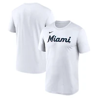 Men's Nike Miami Marlins New Legend Wordmark Dri-FIT T-Shirt