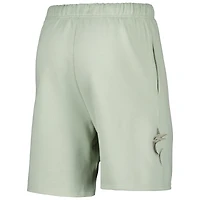 Men's Pro Standard Light Green Miami Marlins Neutral Fleece Shorts