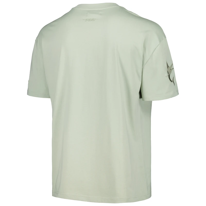 T-shirt surdimensionné neutre Pro Standard Mint Miami Marlins pour homme, épaules tombantes