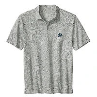 Polo Tommy Bahama IslandZone gris Miami Marlins Wild Hibiscus pour homme