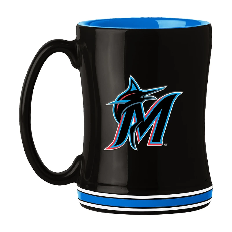 Marlins de Miami 14 oz. Tasse de secours
