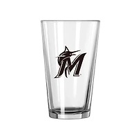 Miami Marlins 16oz. Team Wordmark Game Day Pint Glass