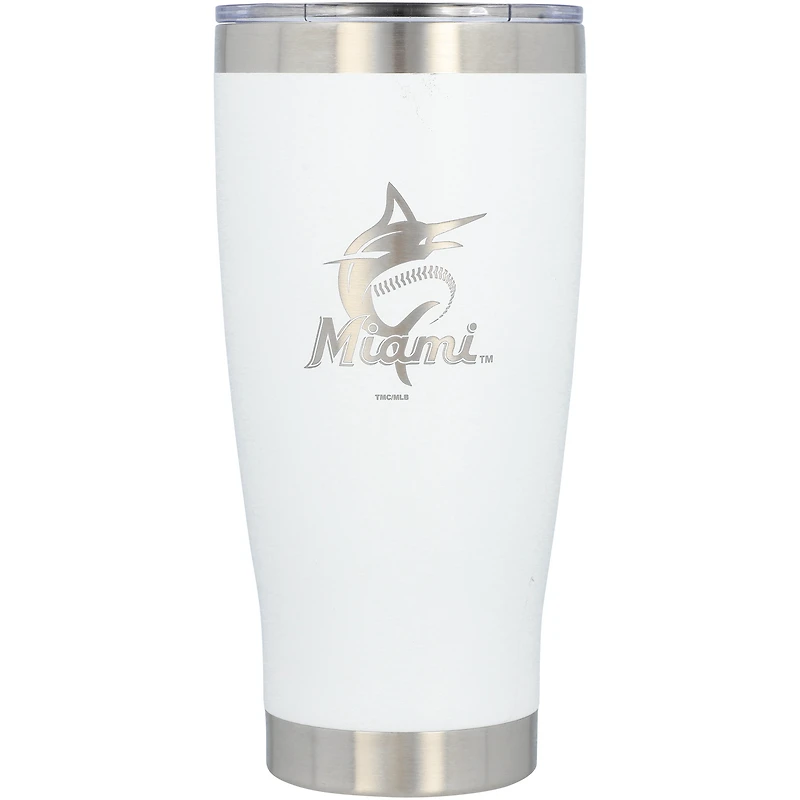 CLL MARLNS NONE 20OZ GOBELET EN ACIER INOXYDABLE BLANC CUPTUMTRV