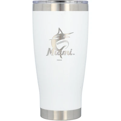 CLL MARLNS NONE 20OZ GOBELET EN ACIER INOXYDABLE BLANC CUPTUMTRV